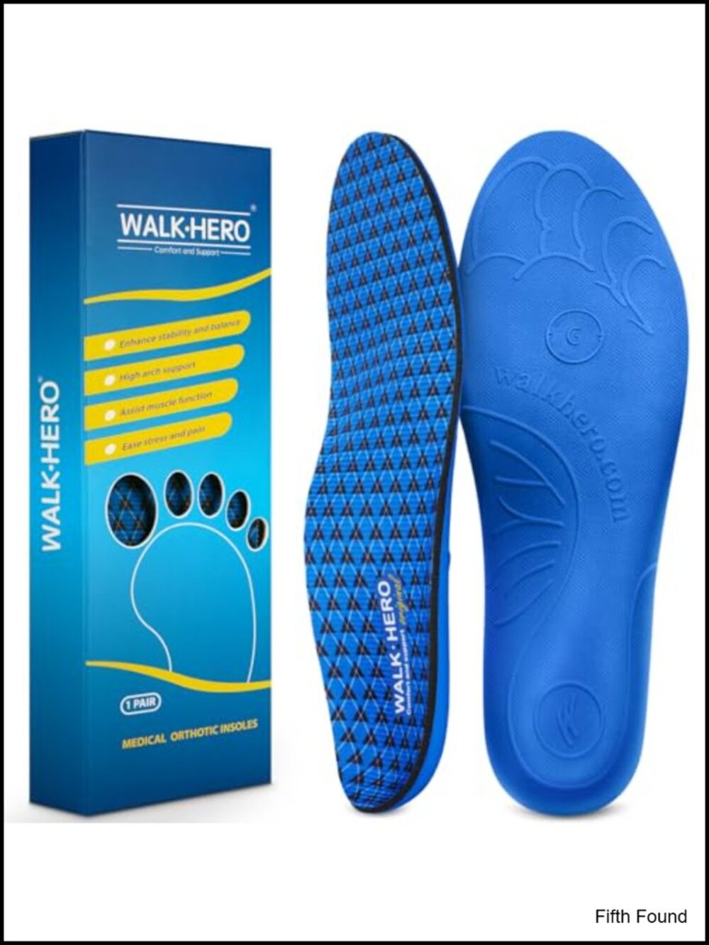 High Arch Support Insoles Plantar Fasciitis Relief Shoe Inserts